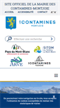 Mobile Screenshot of mairie-lescontamines.com
